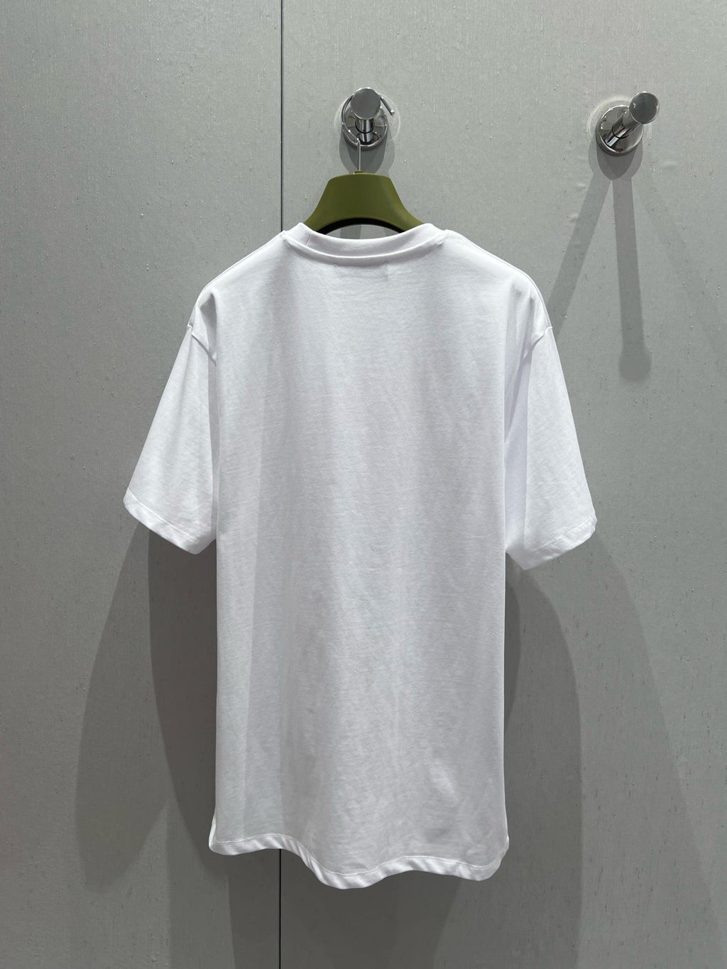 Gucci 25 Print Short Sleeve T-shirt Pink White Cotton
