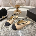 CC 26s Mary Jane Beige Black Sheepskin 627038