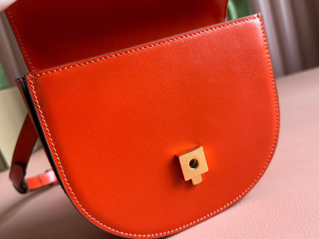 Gucci Horsebit Bag Red Leather 239808