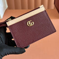 GG Marmont Zip Key Pouch  Rosso Ancora Red Leather 255159