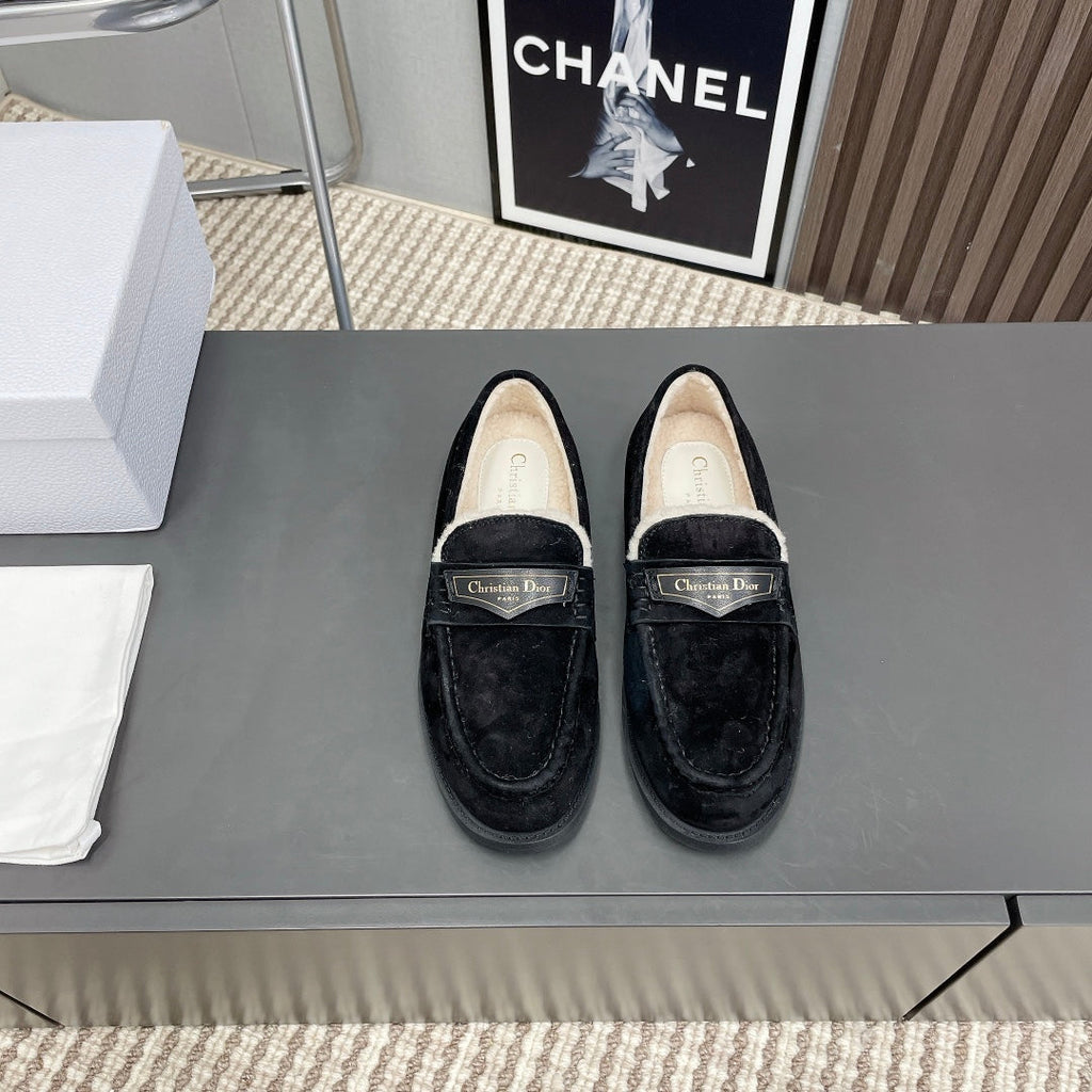 CD Loafer In Black Suede 996005