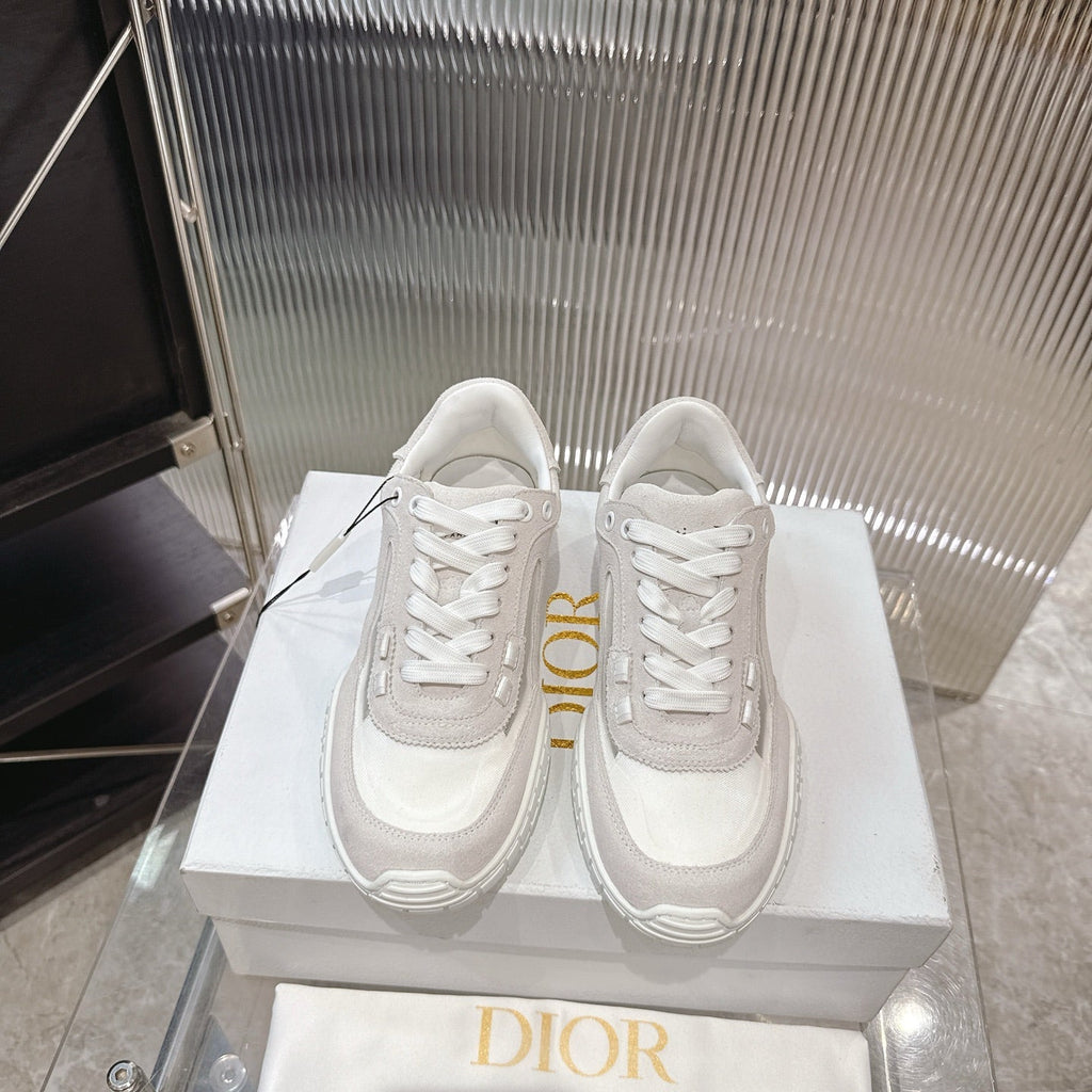 CD 26s Sneakers Beige White Suede Cowhide 683907