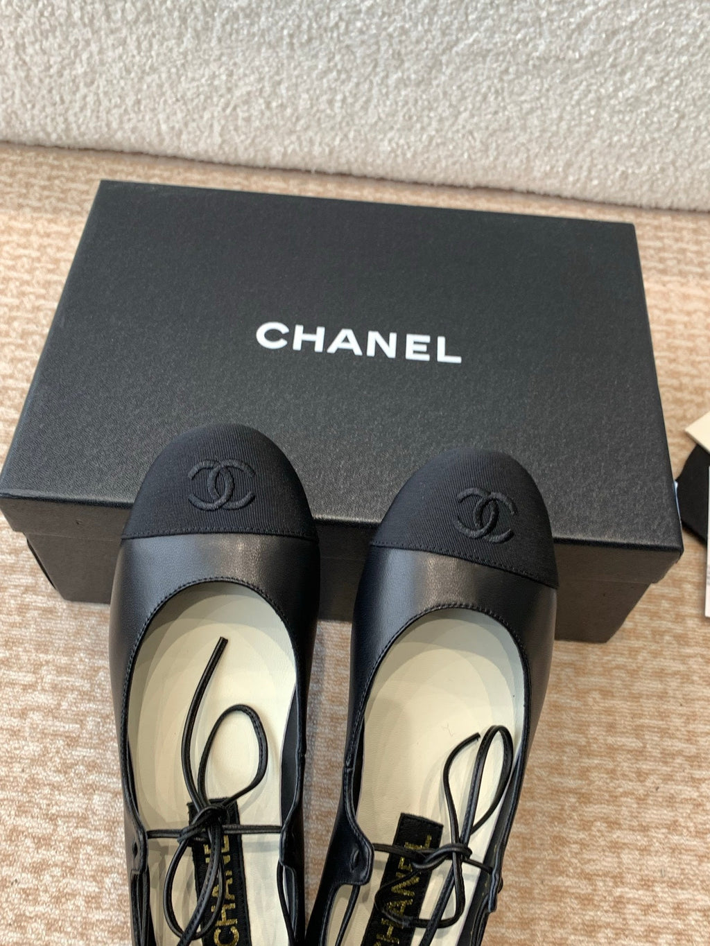 MARY JANE BALLERINA IN BLACK LAMBSKIN