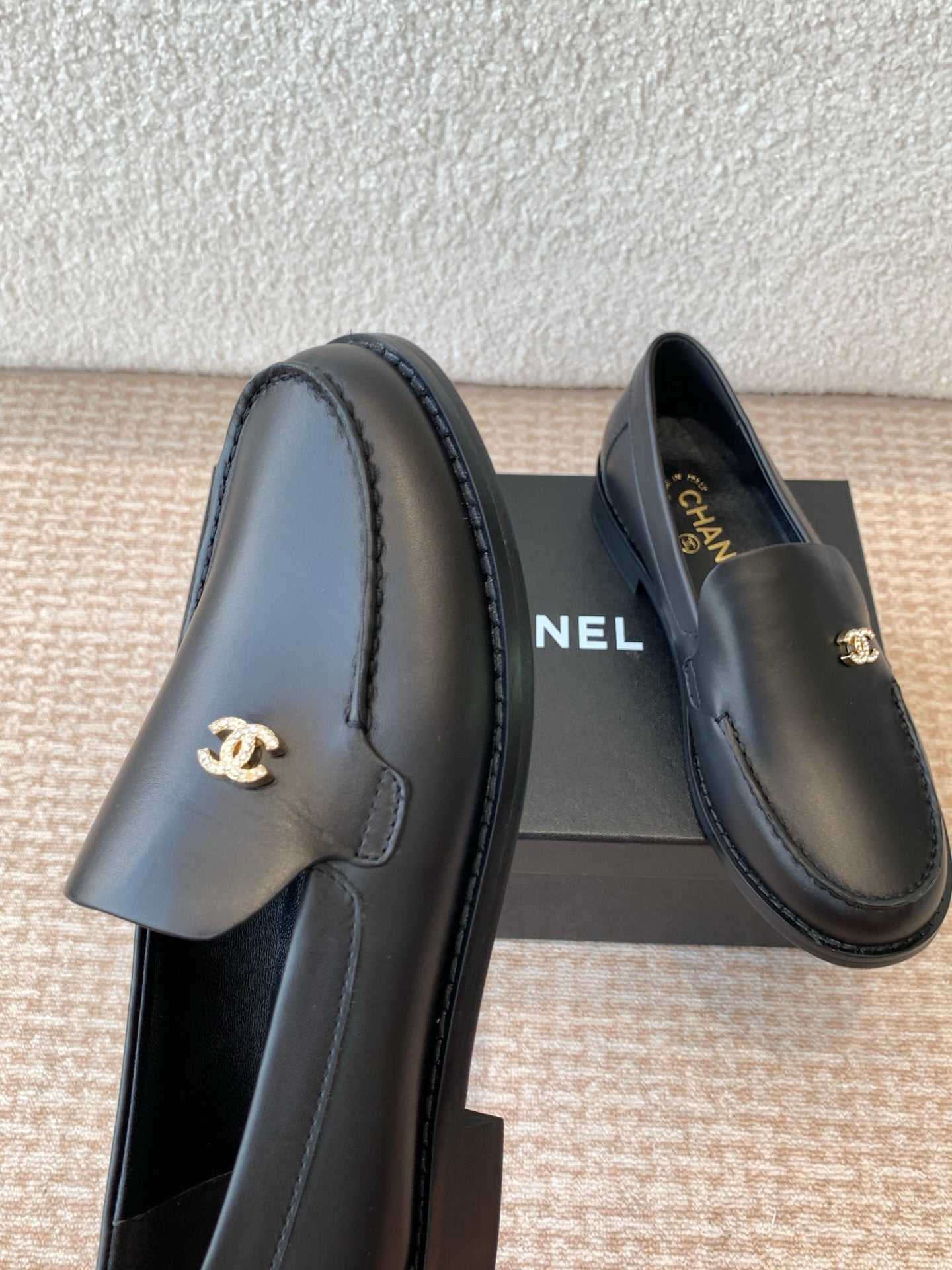 CC 25S Loafer Black Calfskin