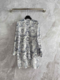 CD Sun God Shirt Beige Blue Cotton