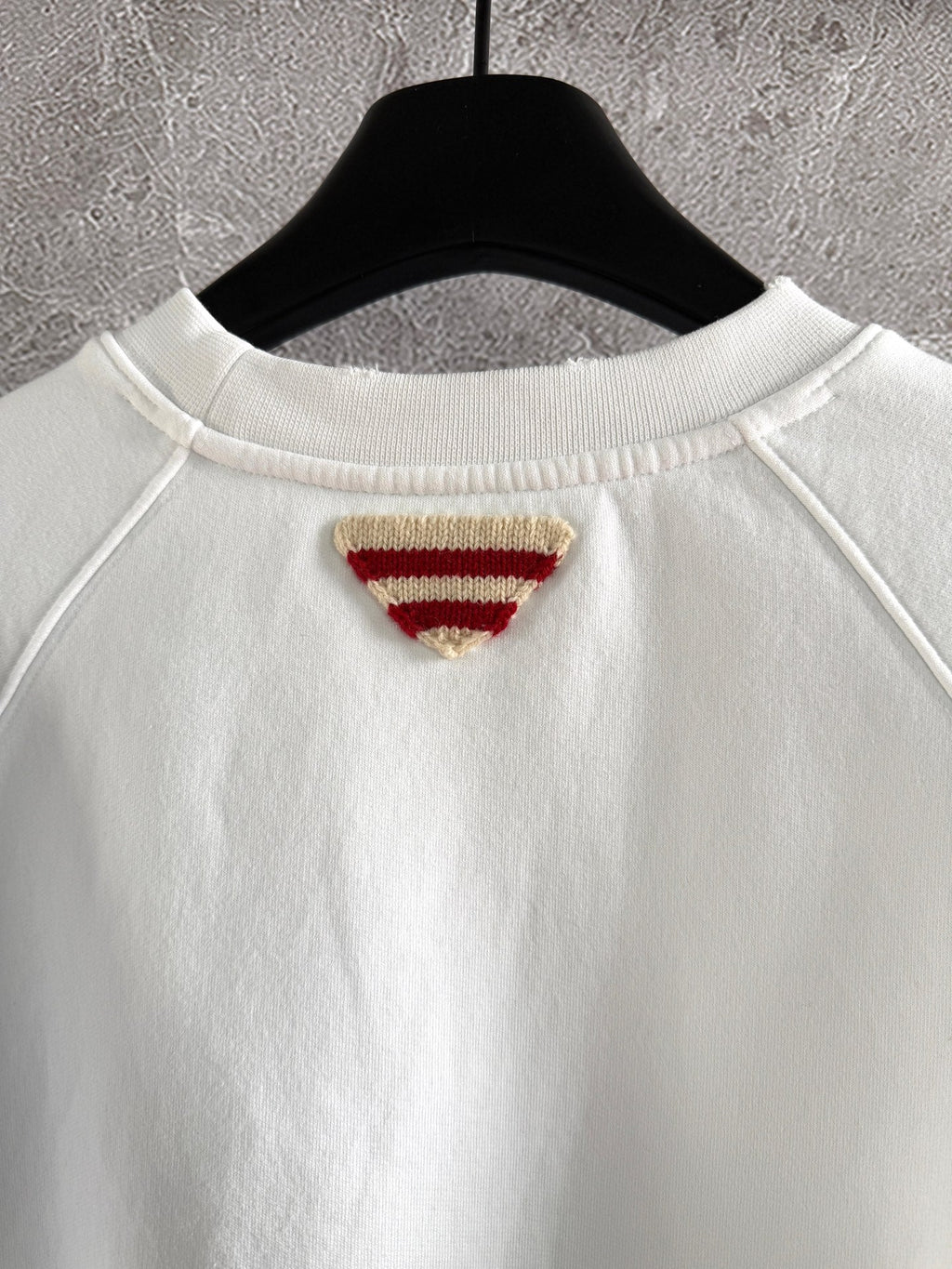 Prada “PRADA MILANO EST. 1913” Sweatshirt White Cotton