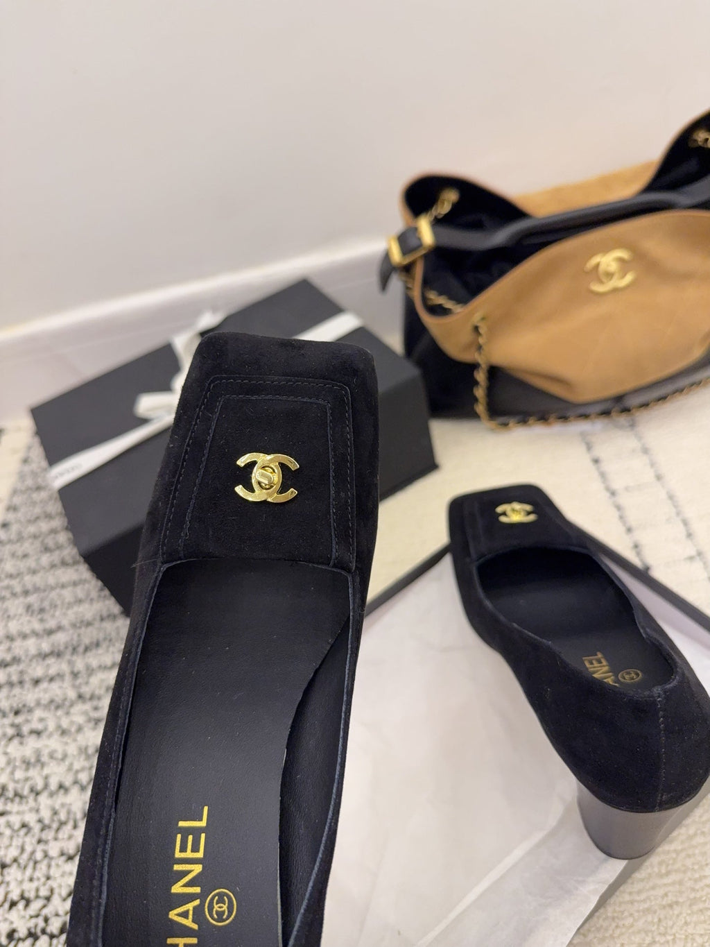 Chanel 2026 High Heel Pump Black Suede 547929