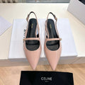 CELINE  Slingback Pink Patent Leather 285951