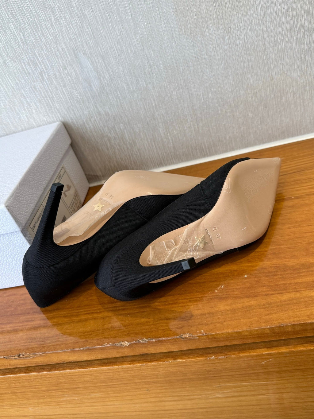 MY DD 25S HIGH HEEL 80MM IN BLACK SATIN