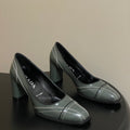 PRA 26SS Pump 70 Dark Olive Green Cowhide 593841