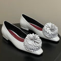 CC 26 Flower-shaped Ballet Flat White Sheepskin 593167