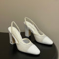 CC 26s Slingback  95 White Mesh Fabric Sheepskin 649441
