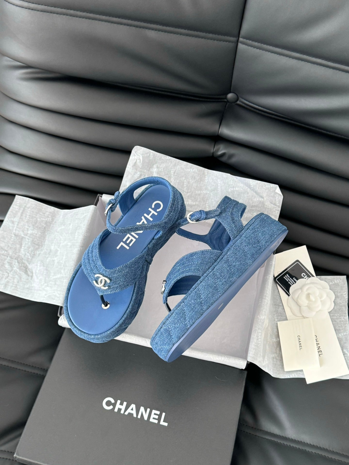 CC 25S Slingback Sandal Blue Denim