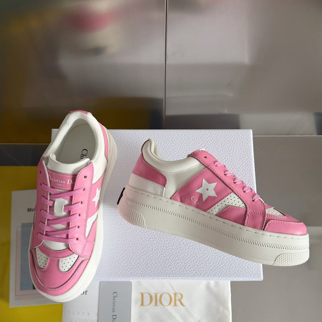 cd star sneaker white pink calfksin