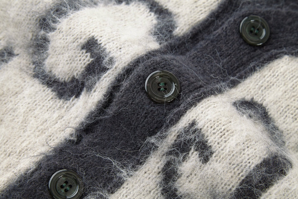 GG 25 Double-sided cardigan Grey Cashmere 0010