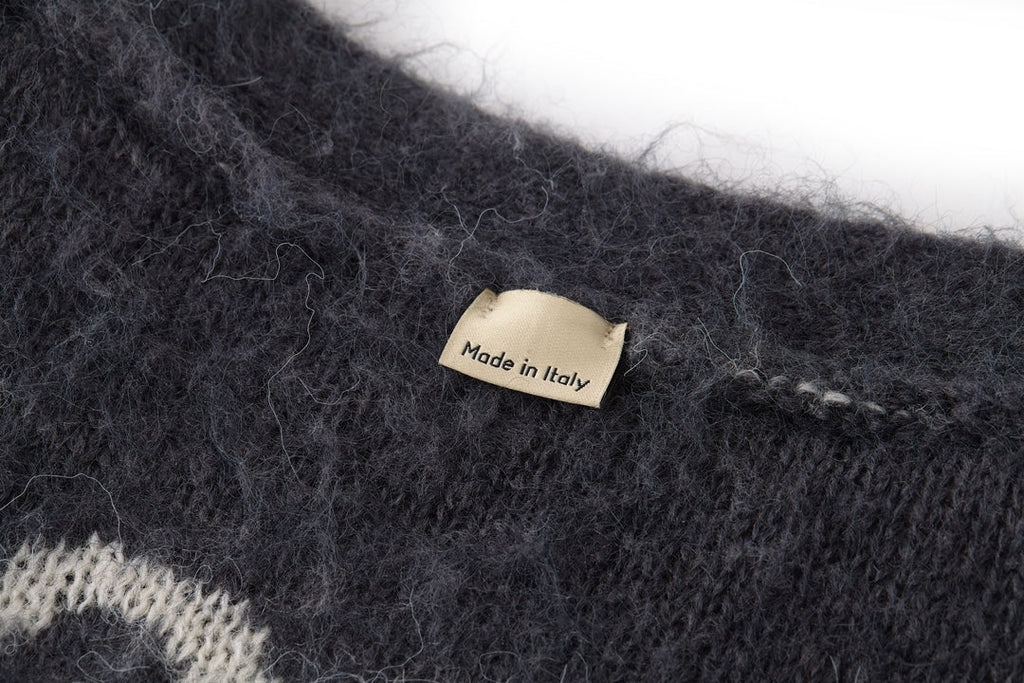 GG 25 Double-sided cardigan Grey Cashmere 0010