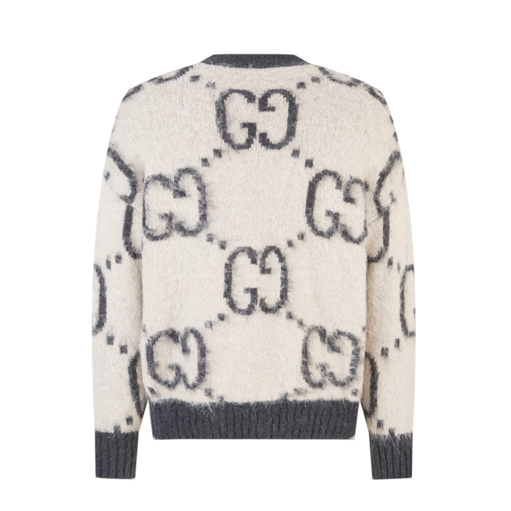 GG 25 Double-sided cardigan Grey Cashmere 0010