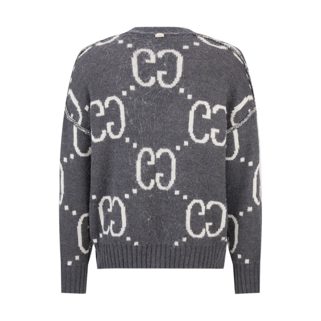 GG 25 Double-sided cardigan Grey Cashmere 0010