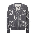 GG 25 Double-sided cardigan Grey Cashmere 0010