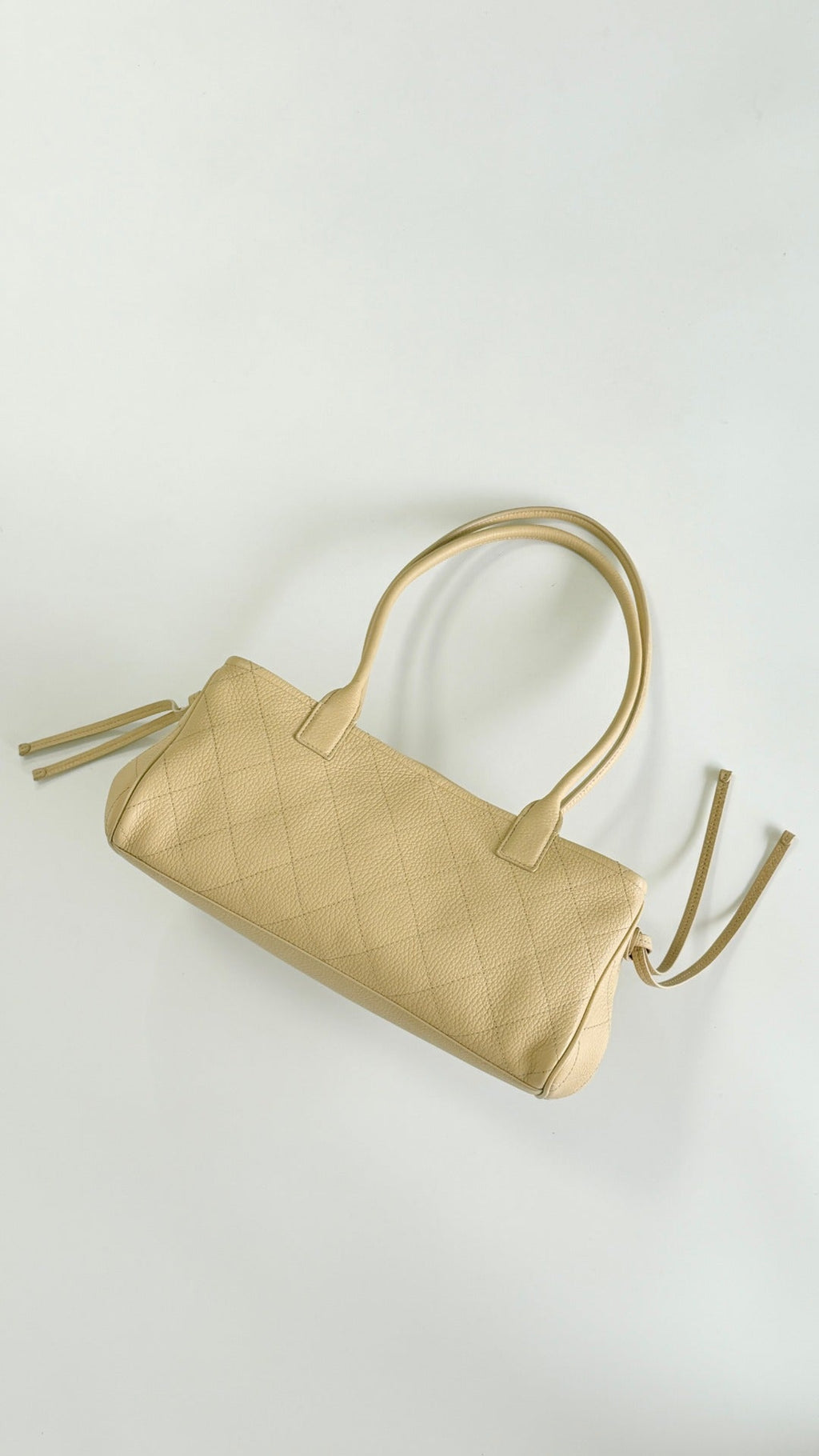 Chanel 2026 Shopping Bag 30.5cm Beige Grained Calfskin