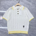 Dior 2026 Polo Collar Short-sleeved Shirt Cotton 341363