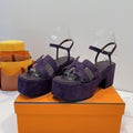 HM Sandalen Jam 30 Dark purple Suede 212229