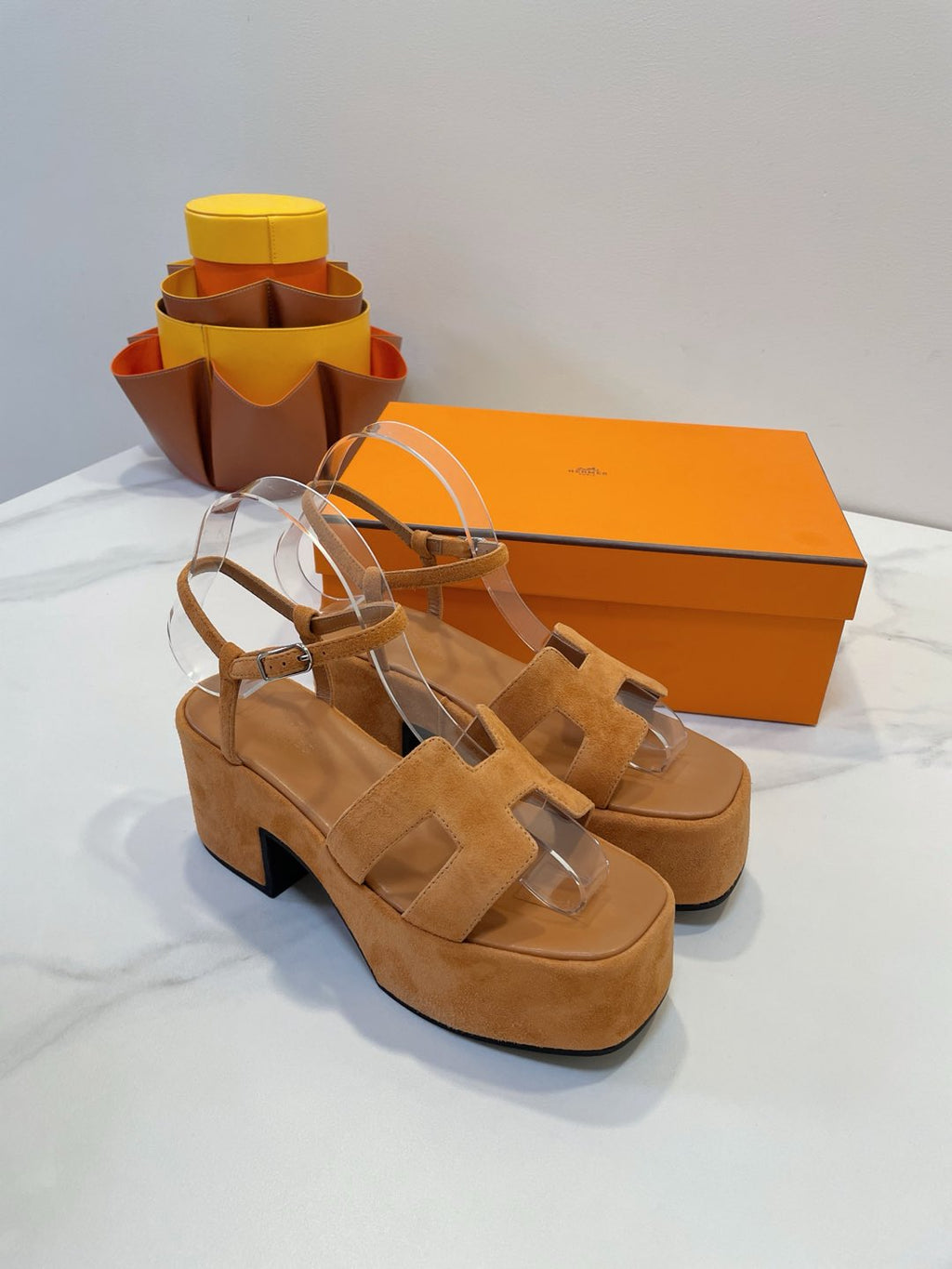 HM Sandalen Jam 30 Copper Brown Suede 212230