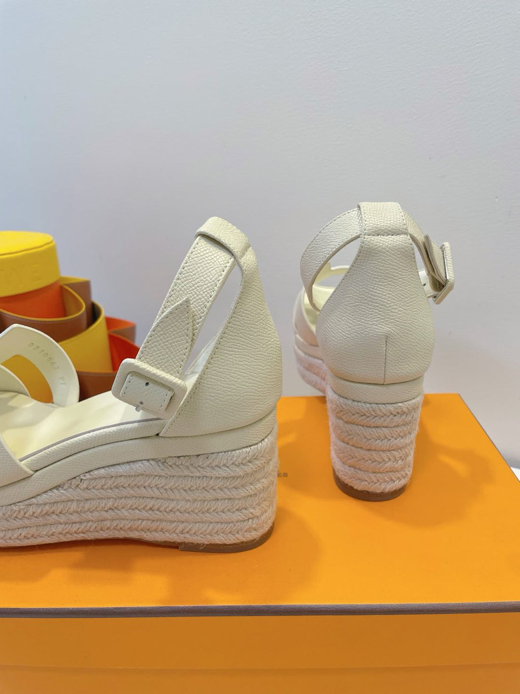 HM  Elda espadrille White Cowhide 212235