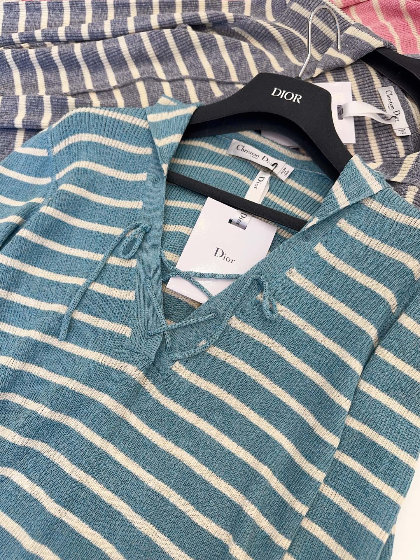 CD 25 Striped Long Sleeve Shirt Cotton