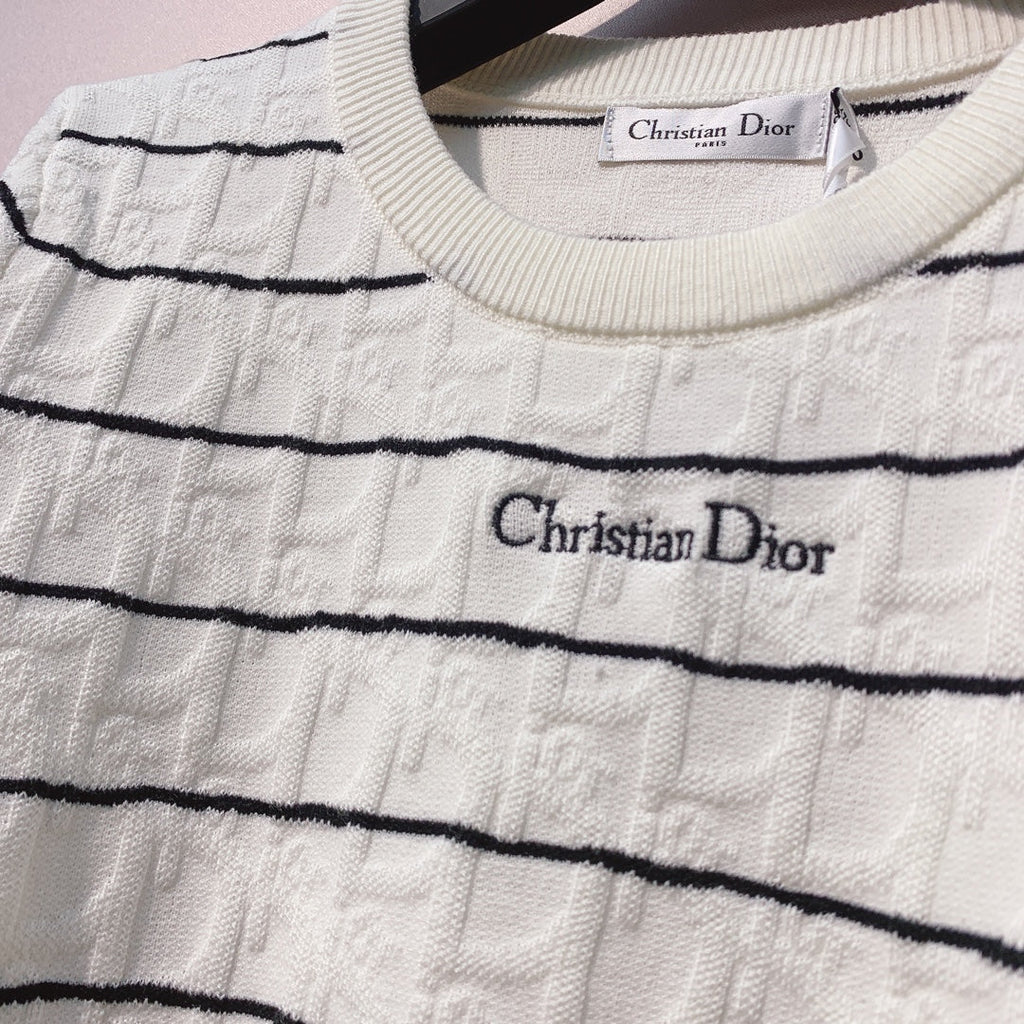 CD 25 Sweater Black And White Wool 301579