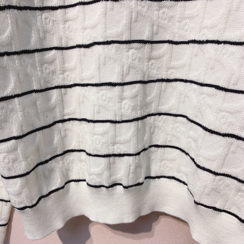 CD 25 Sweater Black And White Wool 301579