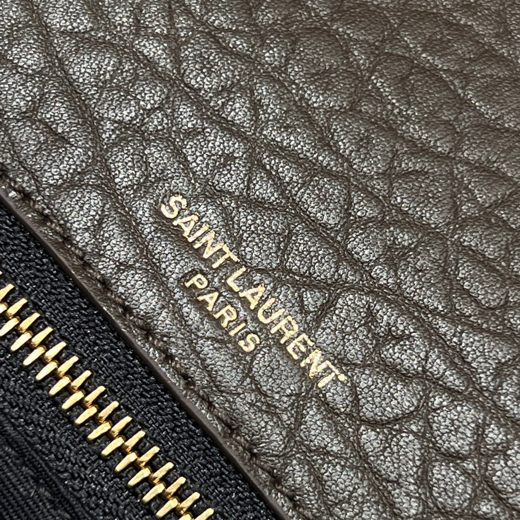 YSL Handbag 28 Brown Pattern Lambskin