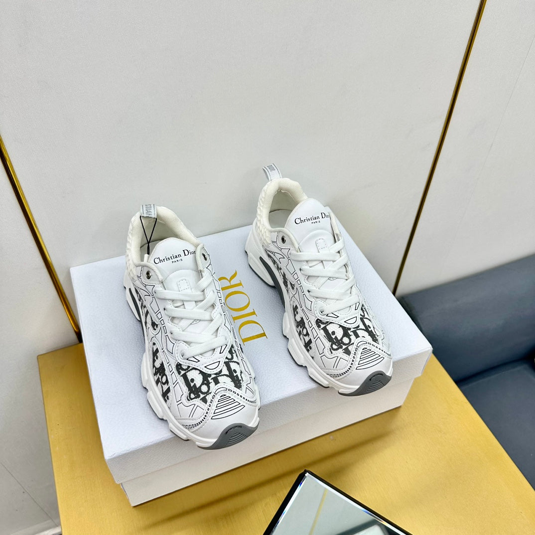 CD Chrono Sneaker 40mm In White Mesh Fabric 994570