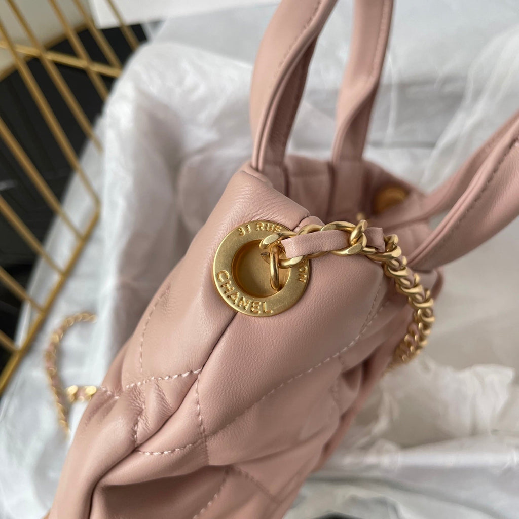 CC 25K Mini Bow Bag 26cm Pink Calfskin