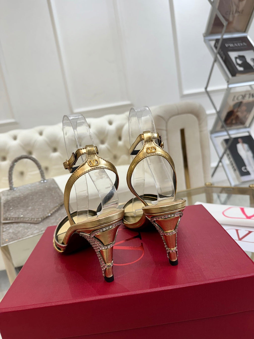 VT 25 Ladycrush Sandals Gold Sheepskin