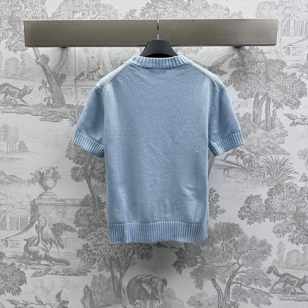 Dior 25C Pull à Manches Courtes 228946
