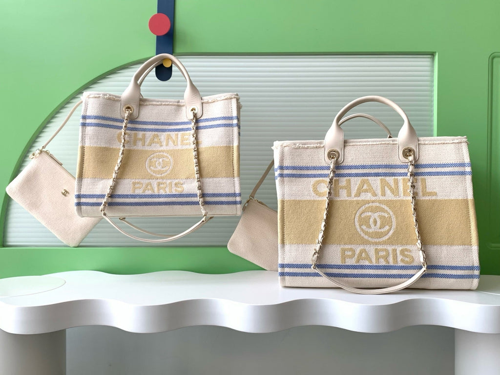 CC 25C ToTe  Bag Beige Light Tan Canvas Fabric 238508