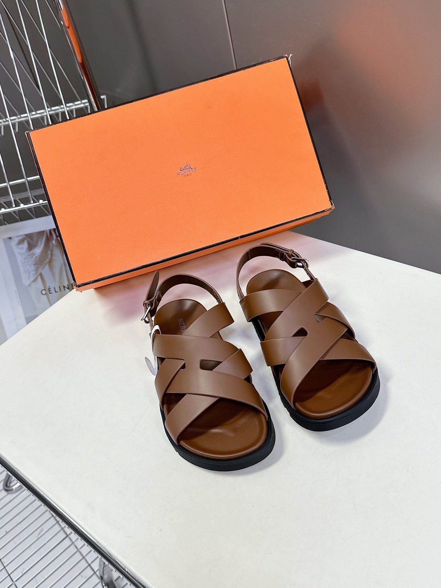 HM  Sandal Sheepskin and TPU 252679