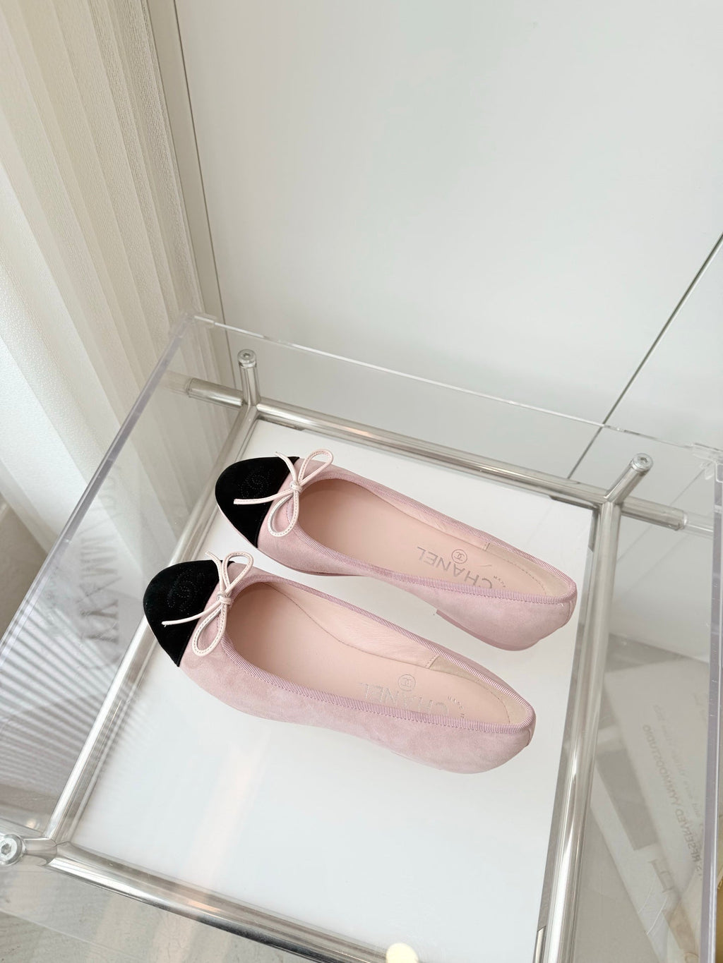 CC Ballet Flat Pink Pastel Suede 238763