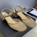 CC 26 Slingback Pump 45mm Beige Mesh Sheepskin 607481