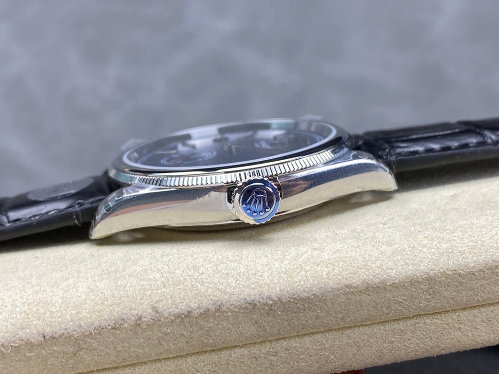 Rolex Perpetual 39mm Black Blue Dail