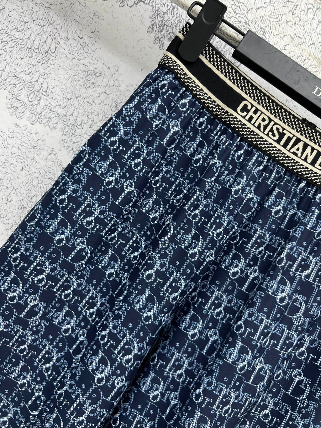 CD 25 Elastic Pants Blue Polyester