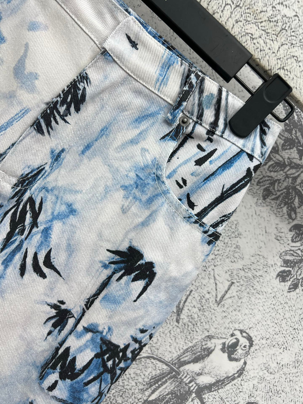 CD 25 Denim Jeans White Blue Black Cotton