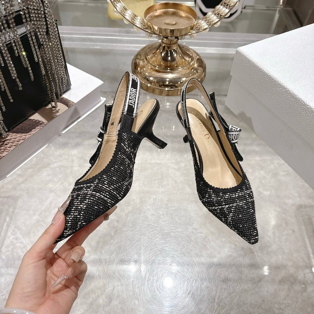 CD 26 Slingback 45mm Black Tweed 592237