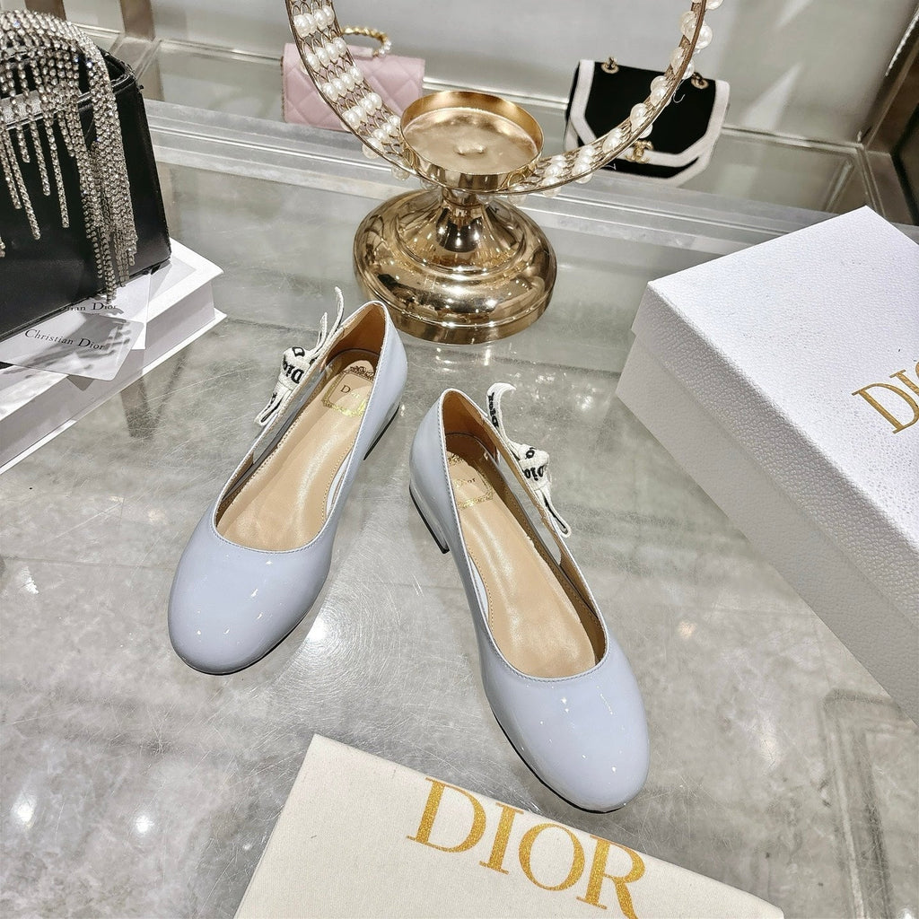 CD 26 Lolita Ballet Flats 30 Baby Blue Patent Leather 679730