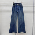 Dior 2026 Belt Buckle Jean Blue Cotton
