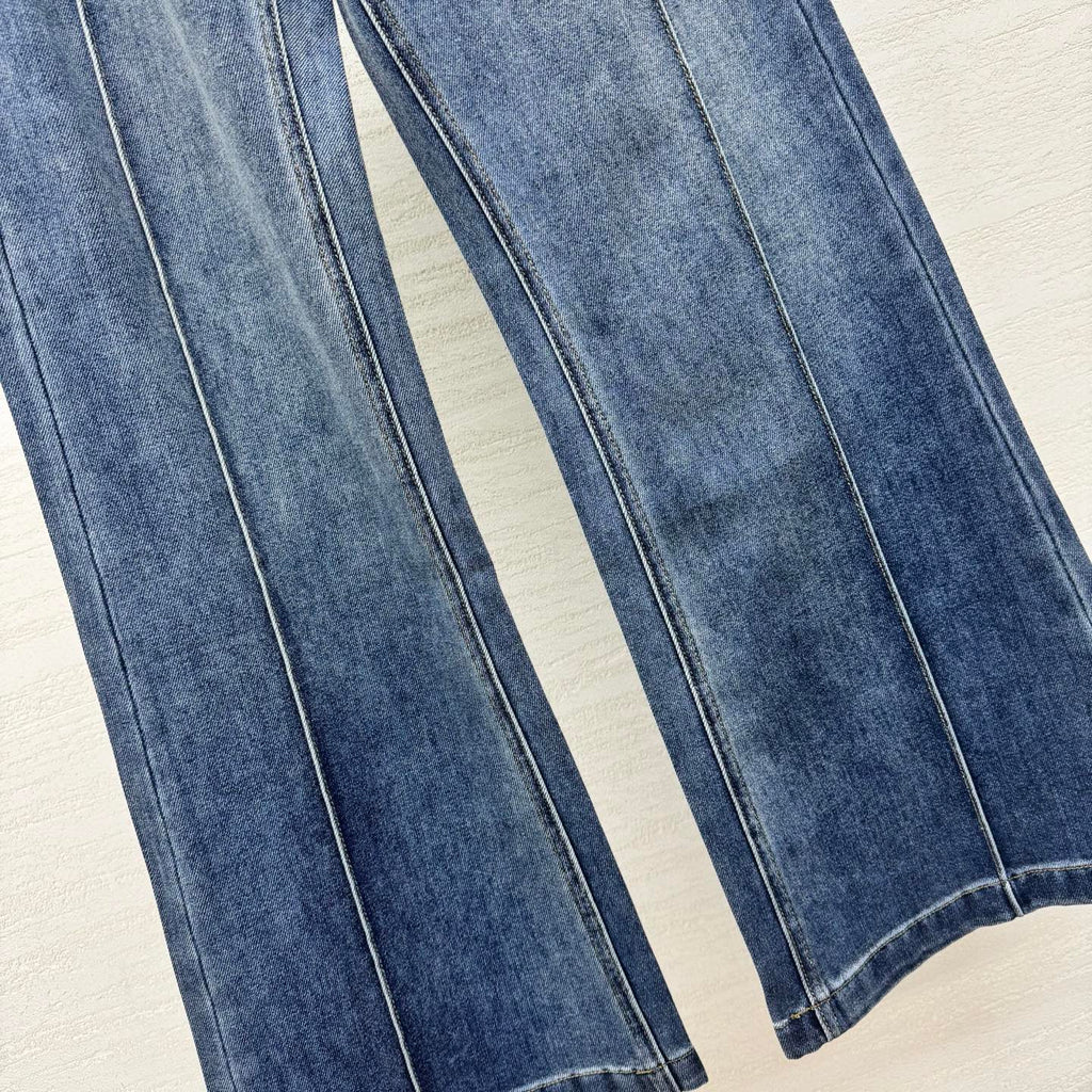 Dior 2026 Belt Buckle Jean Blue Cotton