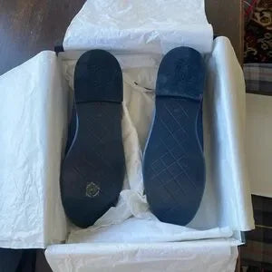 Chanel 2026 Loafer Blue Quilted Suede