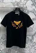 CD 25 Yellow Butterfly Short-sleeved T-shirt cotton