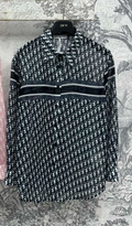 CD 25 See-through Shirt Black and Pink Polyester
